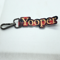 Yooper Faux Leather Keychain