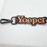 Yooper Faux Leather Keychain