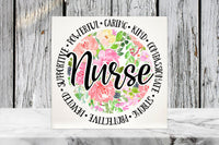 Nurse 4"x4" Sublimated Ceramic Tile