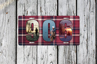 906- Upper Peninsula of Michigan Sublimated License Plate